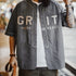 Premium Men's Baseball Shirt – Casual Letter Print Short Sleeve Color-Block Button-Up for Summer